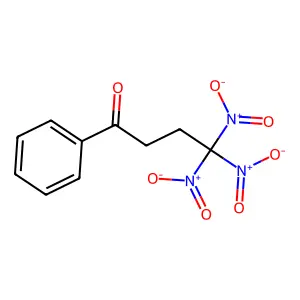 Butyrophenone, 4,4,4-trinitro- structure