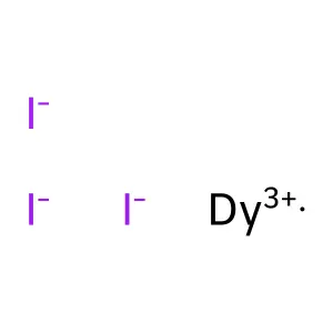 Dysprosium iodide (DyI3) structure