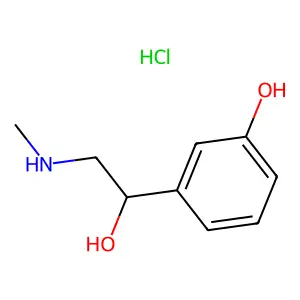 Phenylephrine hydrochloride, (+-)- structure