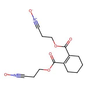 4-Cyclohexene-1,2-dicarboxylic acid, bis(2-isocyanatoethyl) ester structure