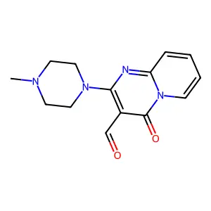2-(4-methylpiperazin-1-yl)-4-oxo-4H-pyrido[1,2-a]pyrimidine-3-carbaldehyde structure