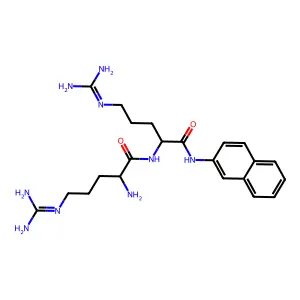 L-Arginyl-N-2-naphthalenyl-L-argininamide structure