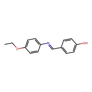 Alpha-(4-ethoxyphenylimino)-P-cresol structure