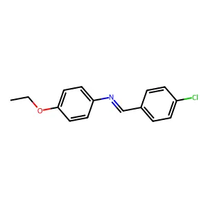 N-(4-Chlorobenzylidene)-P-phenetidine structure