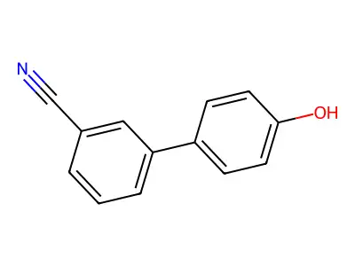 3-(4-Hydroxyphenyl)benzonitrile structure