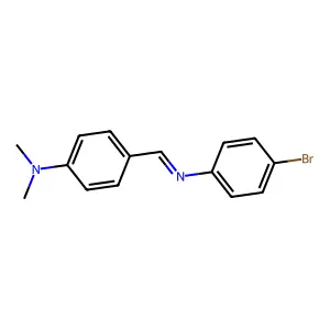 Alpha-(4-bromophenylimino)-N,N-dimethyl-P-toluidine structure