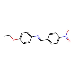 N-(4-ethoxyphenyl)-1-(4-nitrophenyl)methanimine structure