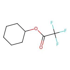 Cyclohexyl trifluoroacetate structure