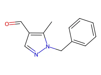 1-Benzyl-5-methyl-1H-pyrazole-4-carbaldehyde structure