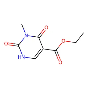 ethyl 3-methyl-2,4-dioxo-1H-pyrimidine-5-carboxylate structure