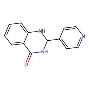 2-Pyridin-4-yl-2,3-dihydro-1H-quinazolin-4-one structure