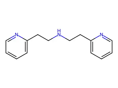 bis[2-(2-pyridyl)ethyl]amine structure