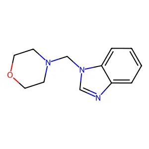 1-Morpholin-4-ylmethyl-1H-benzoimidazole structure
