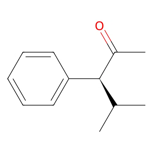 (3S)-4-methyl-3-phenylpentan-2-one structure
