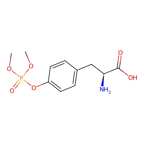 L-Tyrosine, dimethyl phosphate (ester) structure