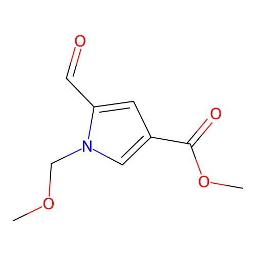 1H-Pyrrole-3-carboxylic acid, 5-formyl-1-(methoxymethyl)-, methyl ester structure