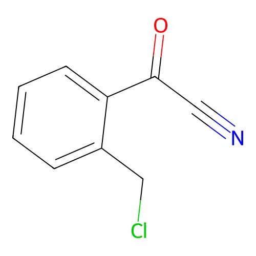 2-(Chloromethyl)benzoyl cyanide structure