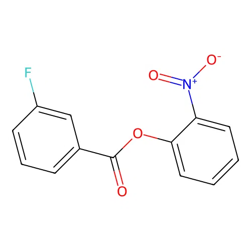 2-Nitrophenyl 3-fluorobenzoate structure