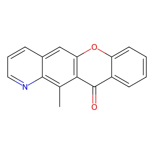 12-Methylchromeno[2,3-g]quinolin-11-one structure