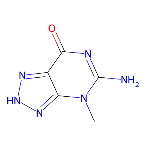 5-amino-4-methyl-2H-triazolo[4,5-d]pyrimidin-7-one structure