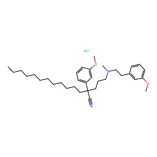 Anipamil hydrochloride, (+)- structure