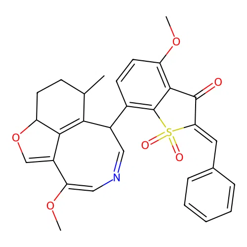 C30H27NO6S structure