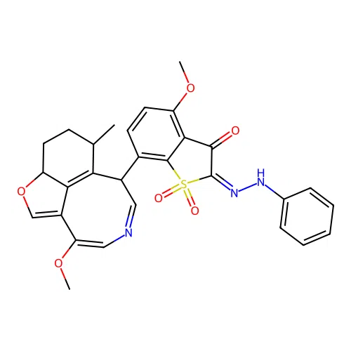 C29H27N3O6S structure