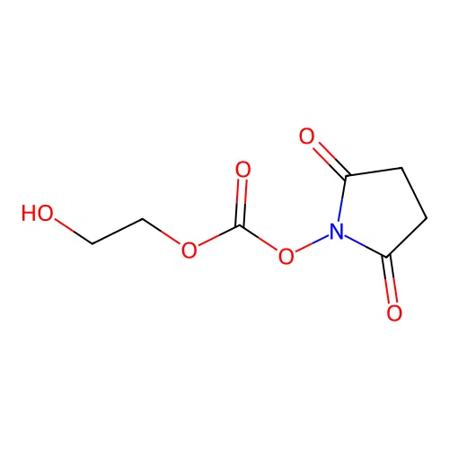 Polyethylene glycol-succinimidyl carbonate structure