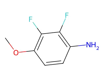 2,3-Difluoro-4-methoxyaniline structure