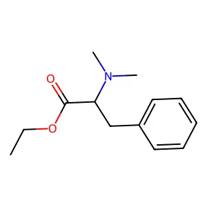 Ethyl 2-(dimethylamino)-3-phenylpropanoate structure