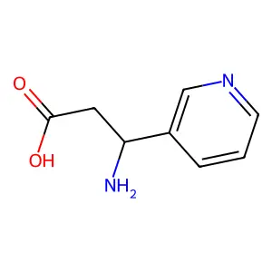 (R)-3-Amino-3-(pyridin-3-yl)propanoic acid structure