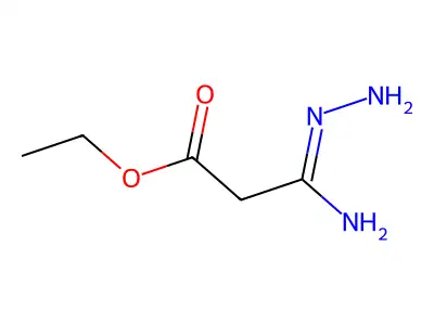 Ethyl 3-amino-3-hydrazinylidenepropanoate structure