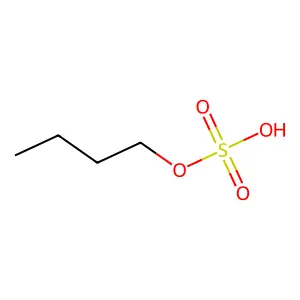 Sulfuric acid, monobutyl ester structure