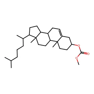 Cholest-5-en-3-ol (3beta)-, 3-(methyl carbonate) structure