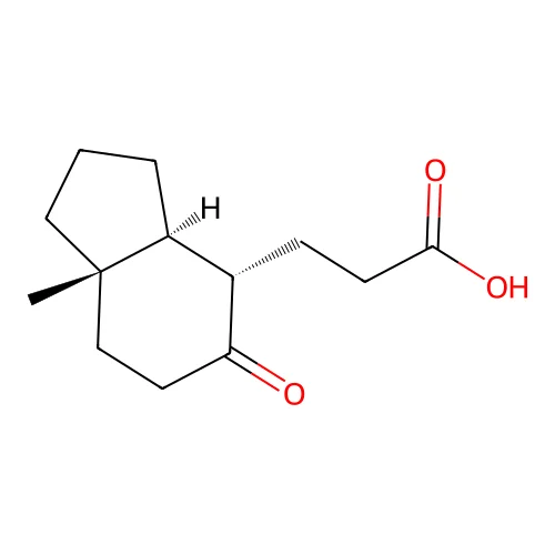 Perhydroindanpropionic acid structure