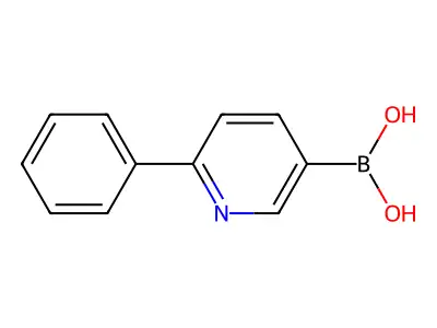 (6-Phenylpyridin-3-yl)boronic acid structure