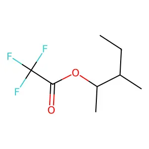 1,2-Dimethylbutyl 2,2,2-trifluoroacetate structure