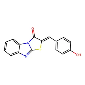 2-(4-Hydroxybenzylidene)[1,3]thiazolo[3,2-a]benzimidazol-3(2h)-one structure