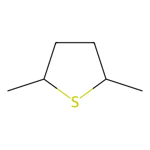 2,5-Dimethyltetrahydrothiophene structure