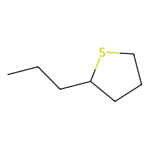 2-Propyltetrahydrothiophene structure