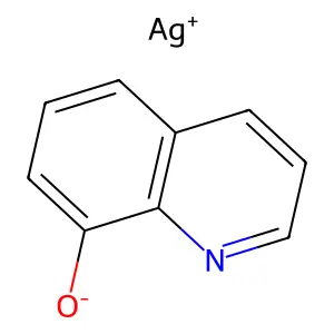 (Quinolin-8-olato-N1,O8)silver structure