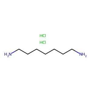 1,7-Heptanediamine, hydrochloride (1:2) structure
