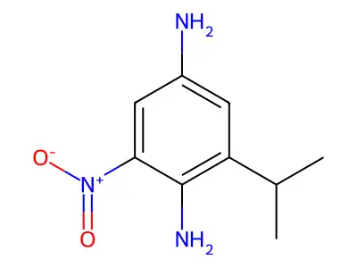 4-Amino-3-nitro-5-isopropylaniline structure