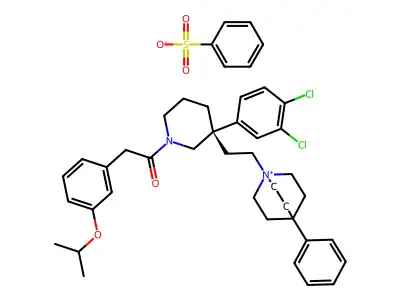 Nolpitantium besilate structure