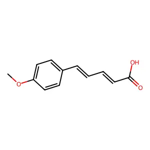 5-(4-Methoxyphenyl)penta-2,4-dienoic acid structure