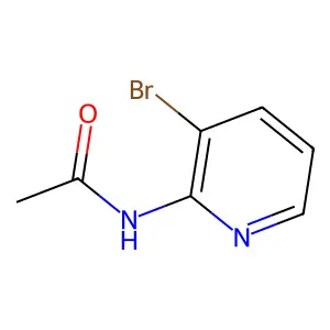 N-(3-Bromopyridin-2-yl)acetamide structure