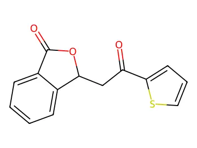 3-(2-Oxo-2-(thiophen-2-yl)ethyl)isobenzofuran-1(3H)-one structure