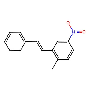 1-Methyl-4-nitro-2-(2-phenylvinyl)benzene structure