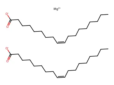 9-octadecenoic acid (9z)-, magnesium salt structure