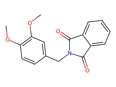 2-(3,4-Dimethoxybenzyl)isoindoline-1,3-dione structure